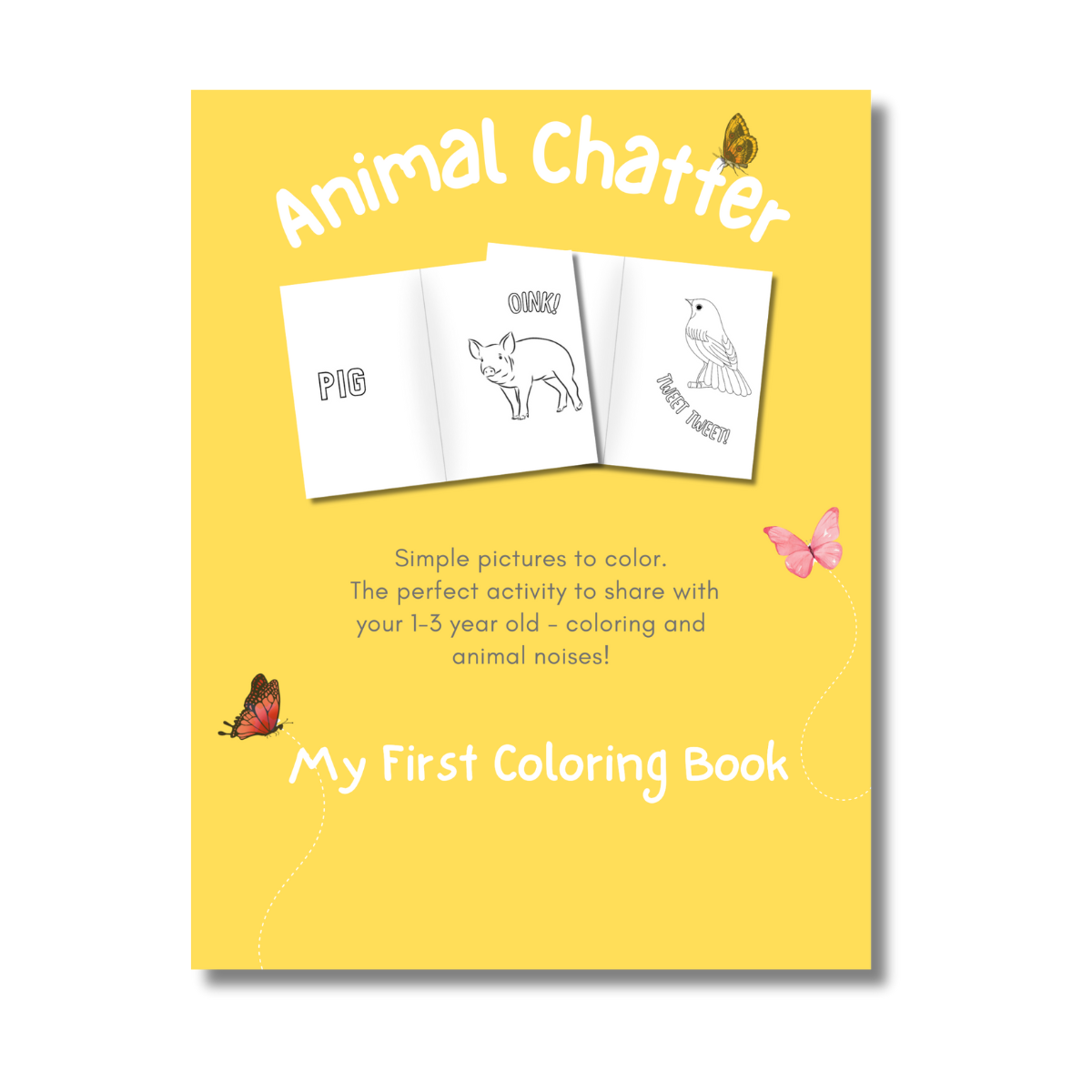 Animal Chatter Coloring Book